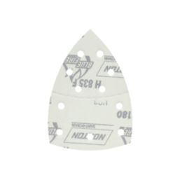 Norton  A203F 180 Grit 11-Hole Punched Multi-Material Sanding Sheets 100mm x 150mm 5 Pack