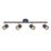 Saxby Toro Bar 4-Light Spotlight Black