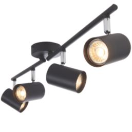 Saxby Toro Bar 4-Light Spotlight Black