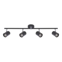 Saxby Toro Bar 4-Light Spotlight Black