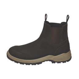 Site Merrien 2.0 Size 9  Brown Waterproof Steel Toe Cap Safety Dealer Boots