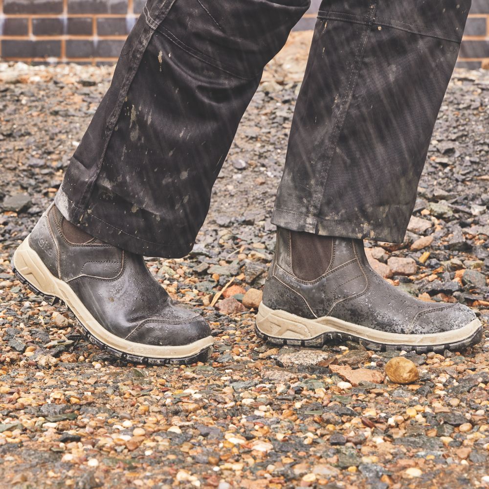 Site Merrien 2.0 Size 9 Brown Waterproof Steel Toe Cap Safety