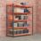 RB Boss Fastlok UDL/PC 5-Tier Metal Garage Shelving Unit 1600mm x 600mm x 1800mm