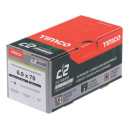 Timco  PZ Double-Countersunk  Multipurpose Premium Screws 6mm x 70mm 200 Pack