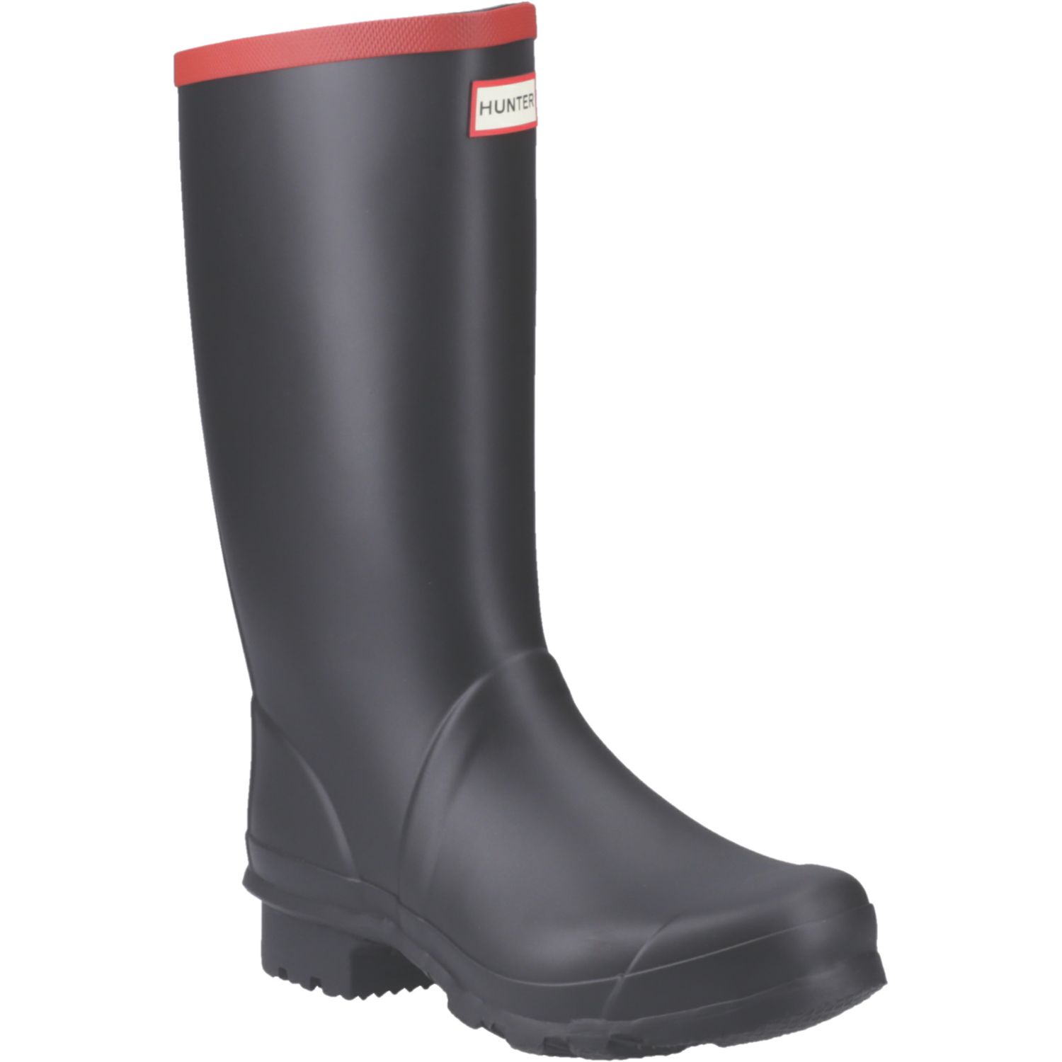 Hunter Argyll Short Knee Size 10 Black Non Safety Wellies (743XU)