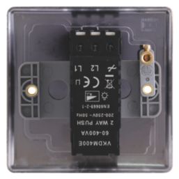 British General Nexus Metal 1-Gang 2-Way LED Dimmer Switch  Antique Brass