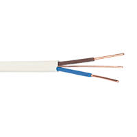 Prysmian 6242BH White 2.5mm² LSZH Twin & Earth Cable 100m Drum