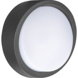Luceco Liptus Outdoor Round LED IP65 Bulkhead Black 15W 1350lm