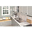 Clearwater OKIO 1 Bowl Stainless Steel Kitchen Sink & Drainer  860mm x 500mm