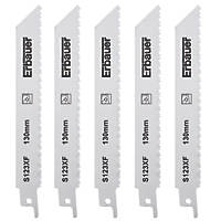 Erbauer  S123XF Reciprocating Saw Blades 150mm 5 Pack