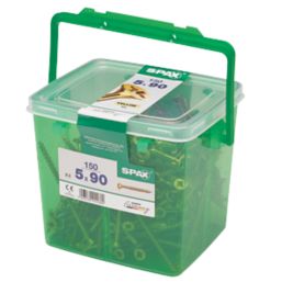 Spax  PZ Countersunk Self Drilling Woodscrews 5mm x 90mm 150 Pack