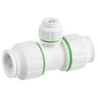 Flomasta Twistloc SPT67441M Plastic Push-Fit Reducing Tee 22 x 22 x 10mm