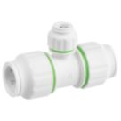 Flomasta  Plastic Push-Fit Reducing Tee 22mm x 22mm x 10mm