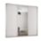 Spacepro  3-Door Sliding Wardrobe Door Kit Dove Grey Frame Dove Grey / Mirror Panel 2592mm x 2260mm