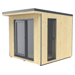 Forest Xtend+ 8' 6" x 8' (Nominal) Pent Insulated Garden Office with Base & Assembly