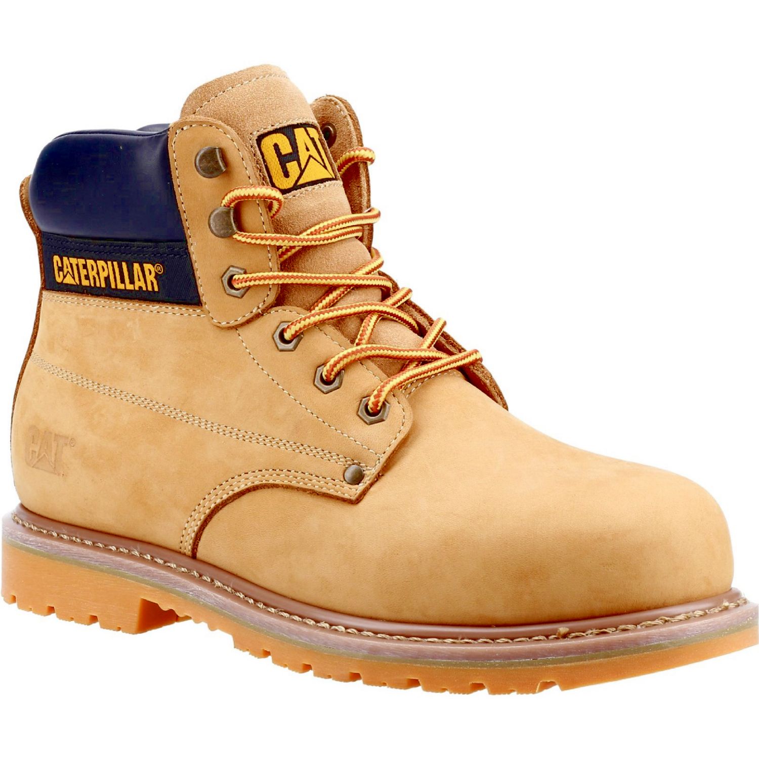 CAT Powerplant Size 7 Honey Water-Resistant Steel Toe Cap Safety Boots (744PR)