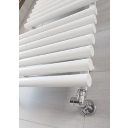 Terma 1360mm x 520mm 2629BTU White Flat Designer Towel Radiator
