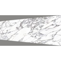 Splashwall  White/Grey Matt MDF Splashback 2440mm x 1220mm x 9mm