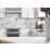 Splashwall  White/Grey Matt MDF Splashback 2440mm x 1220mm x 9mm