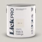 LickPro  2.5Ltr Grey 02 Vinyl Matt Emulsion  Paint