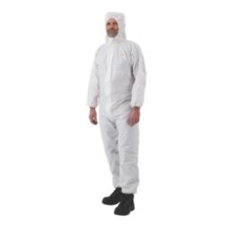 Site Caudrey Coverall White 2X Large 60" Chest 34.1" L