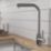 ETAL Vito Single Lever Mono Mixer Kitchen Tap Brushed Steel