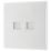 British General 800 Series 2-Gang RJ11 Telephone / Data Socket White