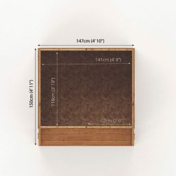 Mercia Poppy 5' x 4' (Nominal) Timber Playhouse