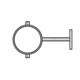 Baxi Pipe Support 100mm