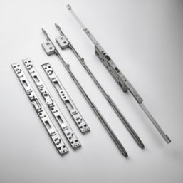 Yale Doormaster Pro  Silver Adjustable Replacement uPVC Door Lock 53mm Case - 35mm Backset