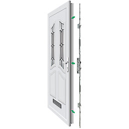 Yale Doormaster Pro Silver Adjustable Replacement uPVC Door Lock 53mm Case - 35mm Backset