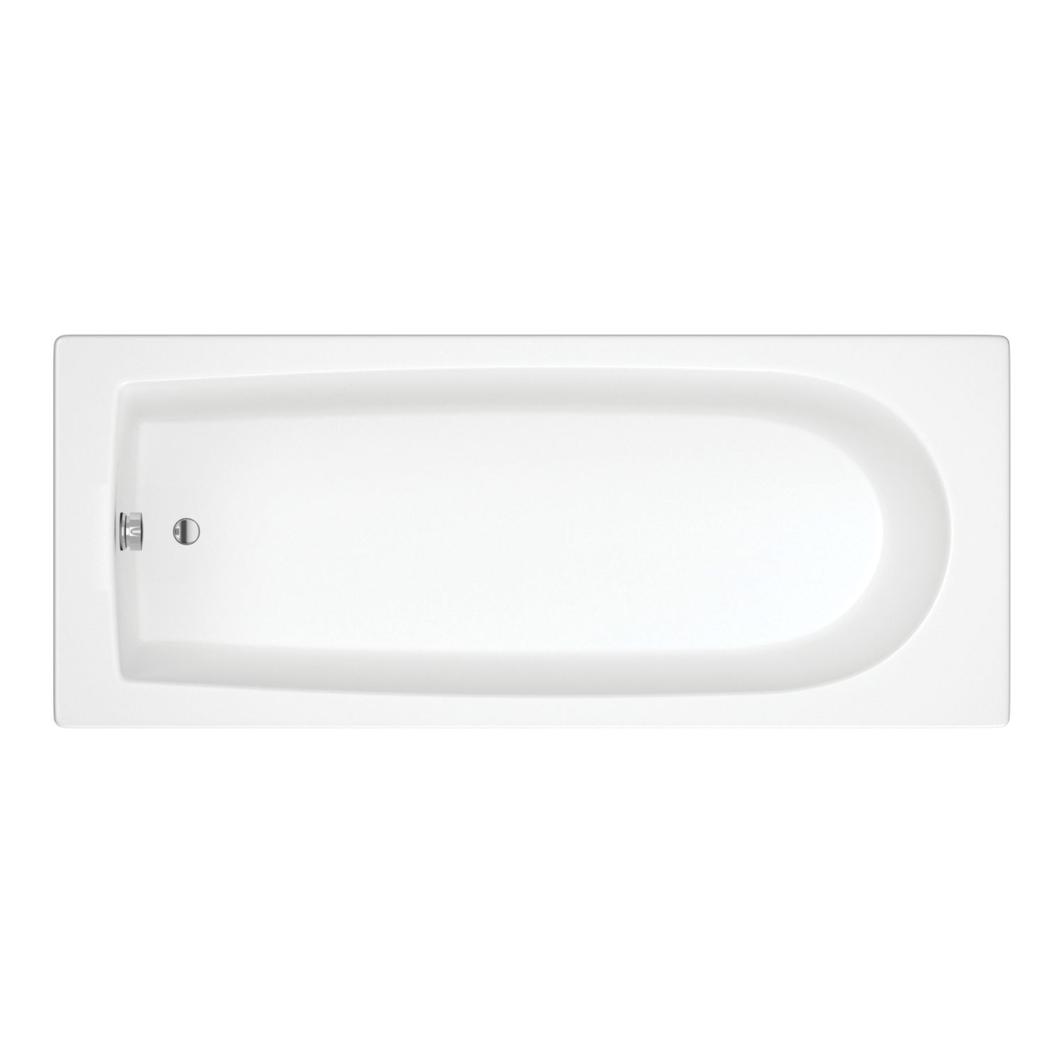 Florida Single-Ended Bath Acrylic No Tap Holes 1700mm x 700mm (745AE)