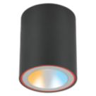 Sylvania SylDownlight White LED Smart Surface Mounted Spotlight Black 11W 400lm