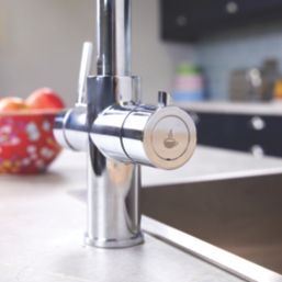 ETAL Cygne Pull-Out Style 3-in-1 Instant Boiling Water Kitchen Tap Chrome