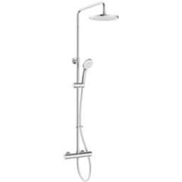 Refurb Swirl CoolTouch HP Rear-Fed Exposed Chrome Thermostatic Mixer Shower