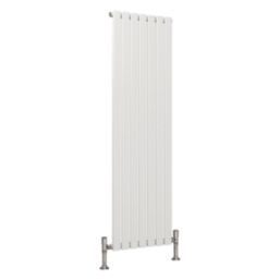 Reina Harley Single 1600mm x 490mm 2845BTU White Vertical Designer Radiator