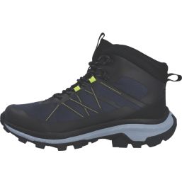 Hi-Tec Infuse Mid Size 7  Black / Lime Waterproof  Non Safety Work Boots