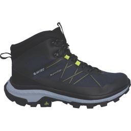 Hi-Tec Infuse Mid Size 7  Black / Lime Waterproof  Non Safety Work Boots
