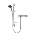 Triton Leona Rear-Fed Exposed Chrome Thermostatic Mixer Shower