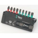 Wera Bit-Check 10 Impaktor 2 1/4" Hex Shank Mixed Bit Set 10 Pieces