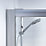Aqualux Shine 6 Thermostatic Mixer Shower & Enclosure with Tray 800mm x 800mm x 1900mm