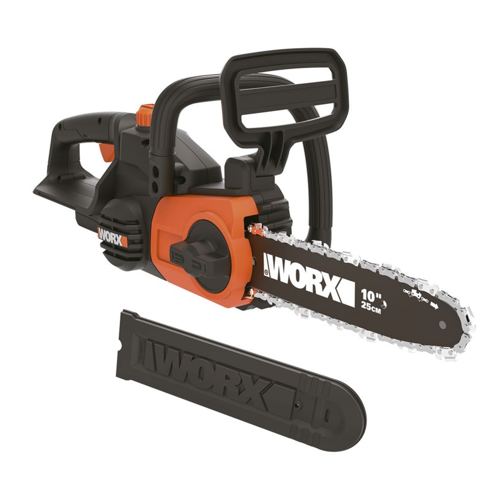 Worx WG322E.9 20V Lithium PowerShare Cordless 25cm Chainsaw Bare