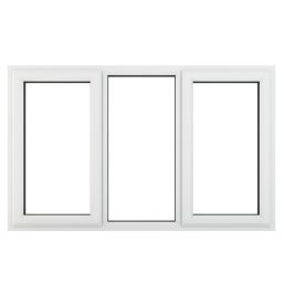 Crystal  Left & Right-Hand Opening Clear Double-Glazed Casement White uPVC Window 1770mm x 1040mm