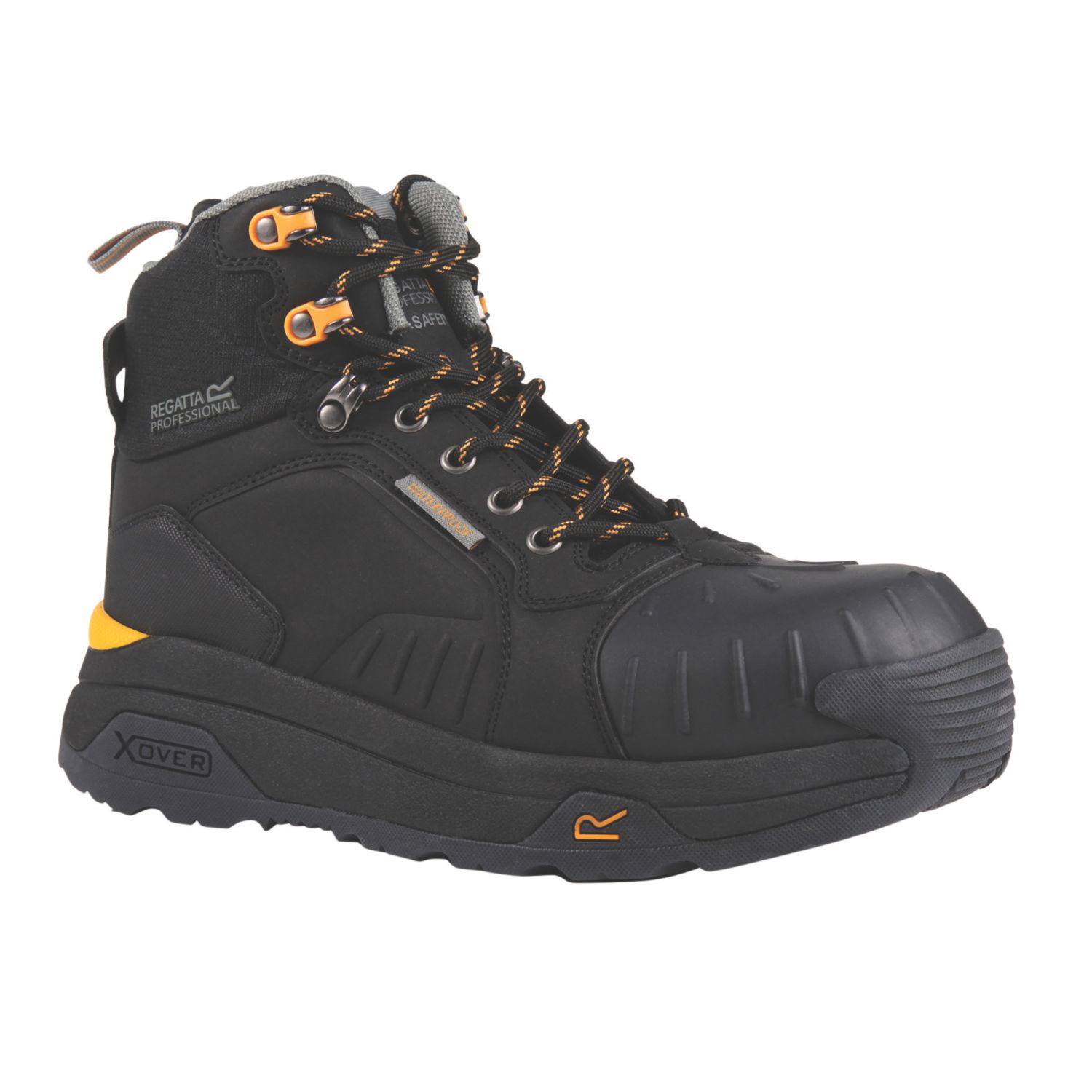 Regatta Exofort S7L Size 6 Black Waterproof Safety Boots (745JW)