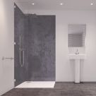 Splashwall  Laminate Bathroom Wall Panel Matt Grey Stone 2440mm x 1200mm x 11mm