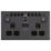 LAP  13A 2-Gang SP Switched Wi-Fi Extender Socket + 2.1A 10.5W 1-Outlet Type A USB Charger Slate-Effect with Black Inserts