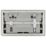 LAP  13A 2-Gang SP Switched Wi-Fi Extender Socket + 2.1A 10.5W 1-Outlet Type A USB Charger Slate-Effect with Black Inserts