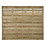 Forest Kyoto  Slatted Top Garden Fence Panel Natural Timber 6' x 5' Pack of 3