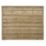Forest Kyoto  Slatted Top Fence Panels Natural Timber 6' x 5' Pack of 3