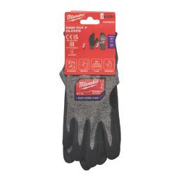 Milwaukee Hidex Cut Level F Gloves Grey Large